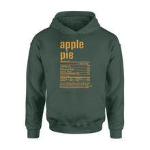 Load image into Gallery viewer, Apple pie nutritional facts happy thanksgiving funny shirts - Standard Hoodie