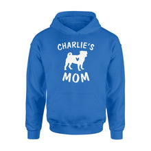 Load image into Gallery viewer, Personalized pug name mom shirt and hoodie
