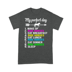 Horse Lover Shirt Horseback Riding Horse Shirt My perfect day - Love Horse shirt for Men, Women - FSD843