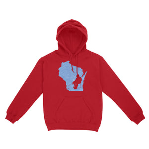Wisconsin Ice Fishing Shirts, Winter Fishing Wisconsin State Love Fishing Hoodie - FSD2920 D06