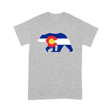 Load image into Gallery viewer, Colorado bear hunting  T Shirts,  CO State Flag Bear Hunter - NQSD233