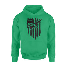 Load image into Gallery viewer, Duck Hunting American Flag Clothes, Shirt for Hunting NQS121- Standard Hoodie