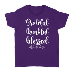 Grateful thankful blessed - Standard Women's T-shirt