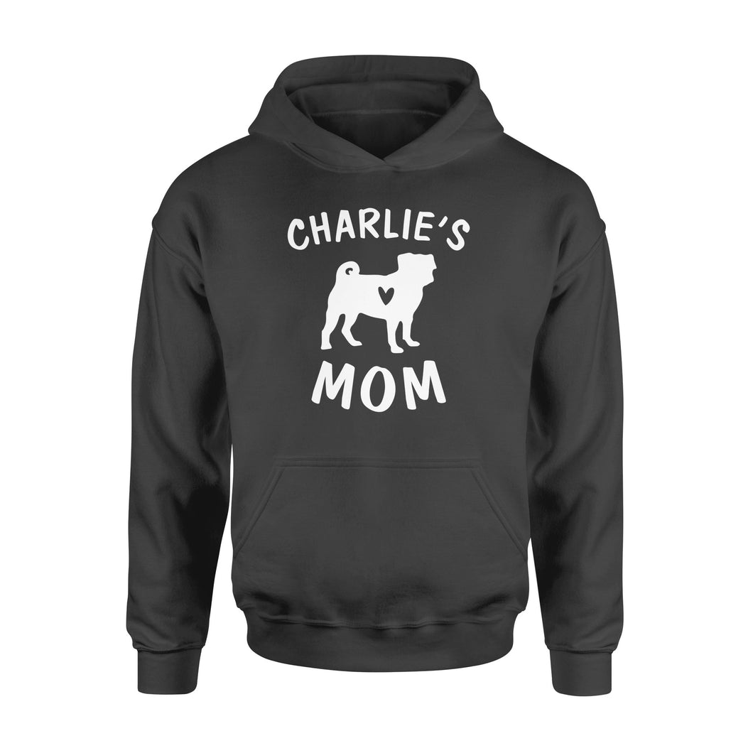 Personalized pug name mom shirt and hoodie