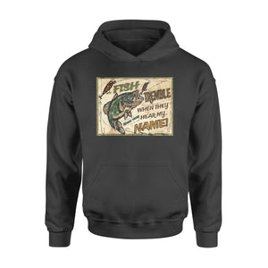 Fish tremble personalized - Standard Hoodie