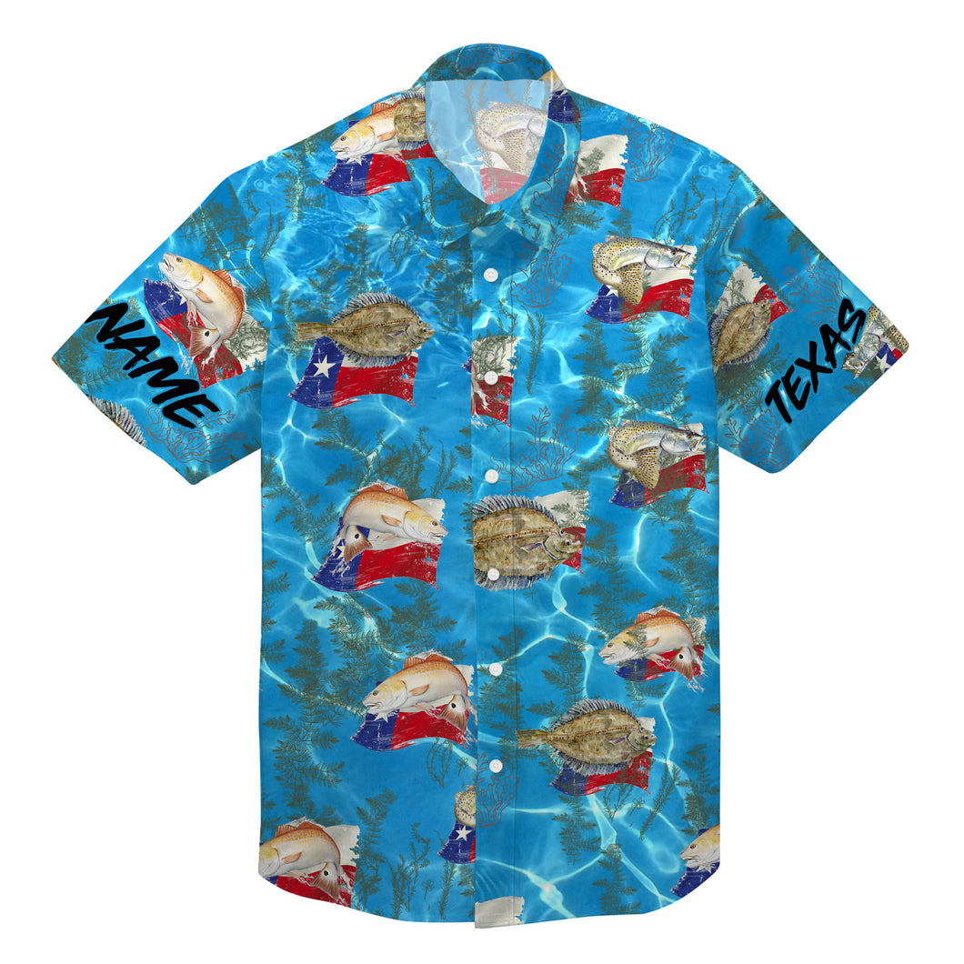 Texas slam Hawaiian tshirts 3D All over printed custom name shirts personalized gift TAHT03