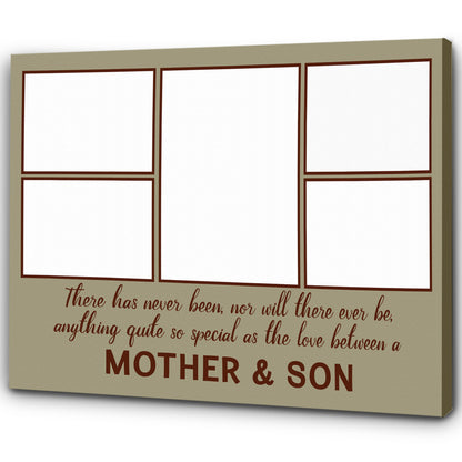 Personalized Canvas| Mother & Son - Custom Image Canvas for Mother| Birthday Gifts for Her, Mother, Mom| T163